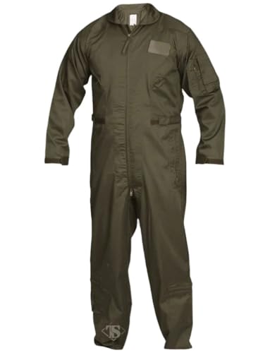 Tru-Spec 27-P Basic Flight Suit for Men - Durable Outerwear, Comfortable Design, Ideal for Aviation and Outdoor Activities, Sage - Small Regular - Image 1