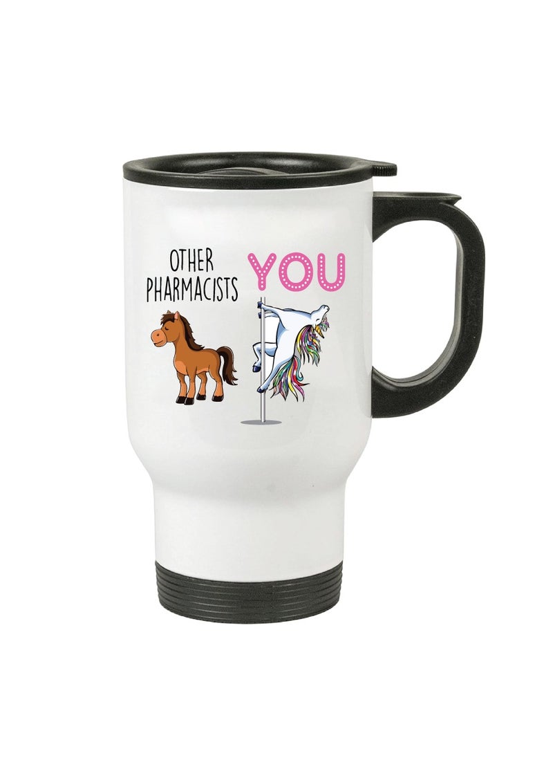 PRINTSHOP4ME - Pharmacist's Day Travel Mug - Travel Mug for the Medication Masters - Gift for Pharmacist Students - Teachers - Gratitude for Pharmacists - Image 1