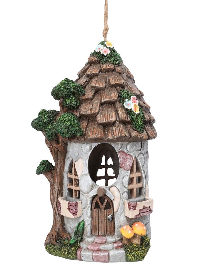 Yinns Resin Bird House for Outside, Birdhouses for Outdoors for Nesting, Decorative Stone Bird Houses for Yard Garden Decor, Water Proof - Image 1