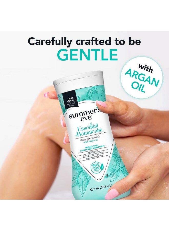 Summer's Eve Essential Botanicals Gentle Wash With Argan Oil, Removes Odor, Ph Balanced, 12 Fl Oz  - Image 2