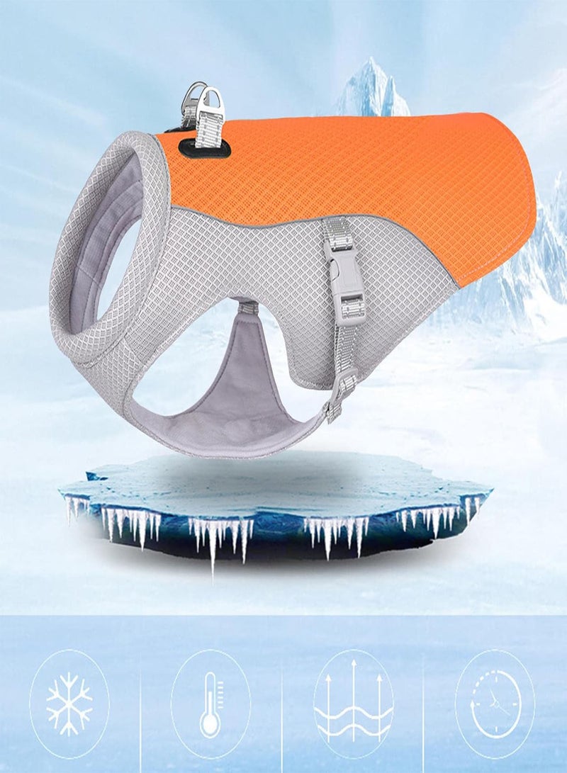 GGOOT Dog Cooling Shirt - Lightweight Dog Cooling Shirt,Breathable Pet Vest Evaporative Cooling for Hot Weather, Pet Cool Vest Provides Comfort Protection for Medium Large Dogs - Image 2
