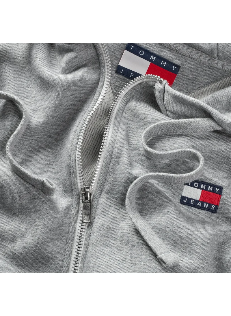 TOMMY JEANS Logo Graphic Zip Through Hoodie