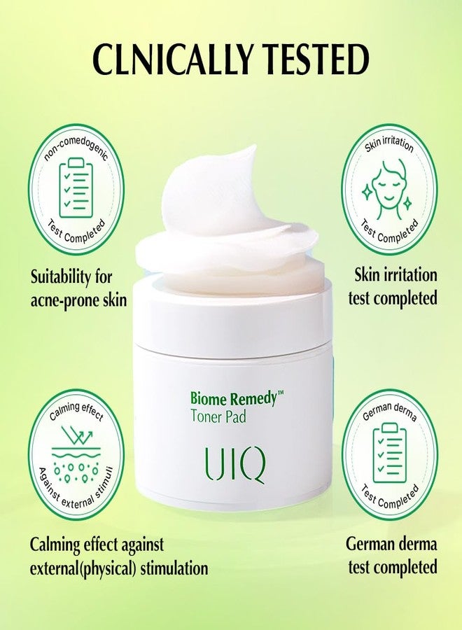 UIQ Biome Remedy Toner Pads, Dual-Textured Facial Pad for Hydrating, Moisturizing, Calming, Pore Care, Non Comedogenic, Daily Toner Pads for Soothing Skin 6.08 fl. oz., 70 Sheets - Image 3