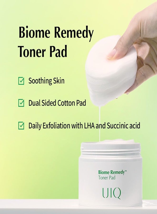 UIQ Biome Remedy Toner Pads, Dual-Textured Facial Pad for Hydrating, Moisturizing, Calming, Pore Care, Non Comedogenic, Daily Toner Pads for Soothing Skin 6.08 fl. oz., 70 Sheets - Image 2