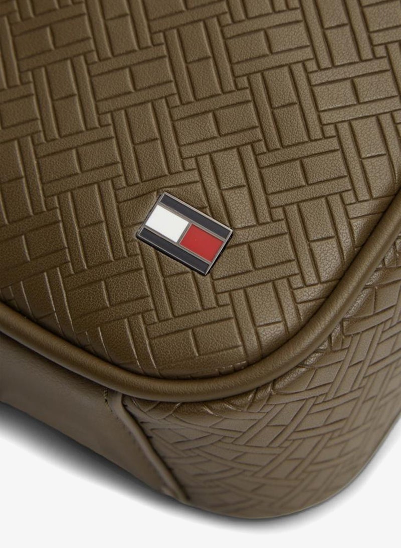 TOMMY HILFIGER Embossed Flag Crossover Reporter Bag - Image 3