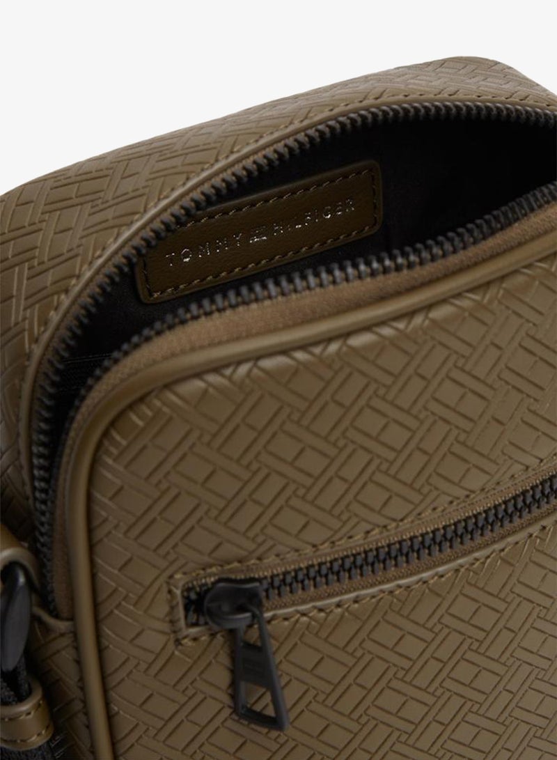 TOMMY HILFIGER Embossed Flag Crossover Reporter Bag - Image 4