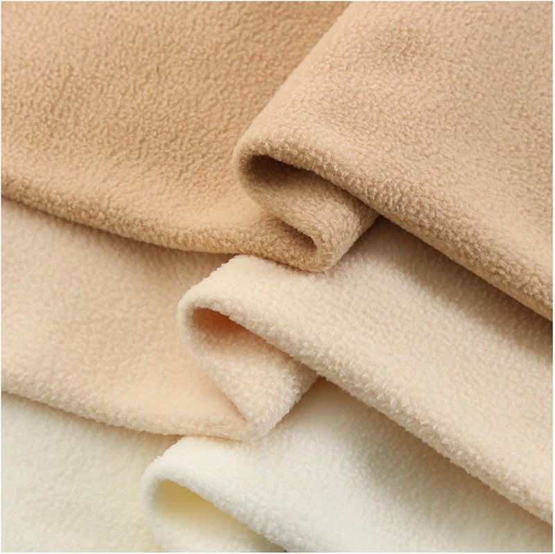 AITAF Polar Fleece Fabric Anti Pill, Soft Plush Faux Fur Sherpa Fleece Material, Shaggy Craft Faux Fur Fabric for Cushion Covers, Seat Cushions, Blankets, 50x160cm (Color : Brown) - Image 4