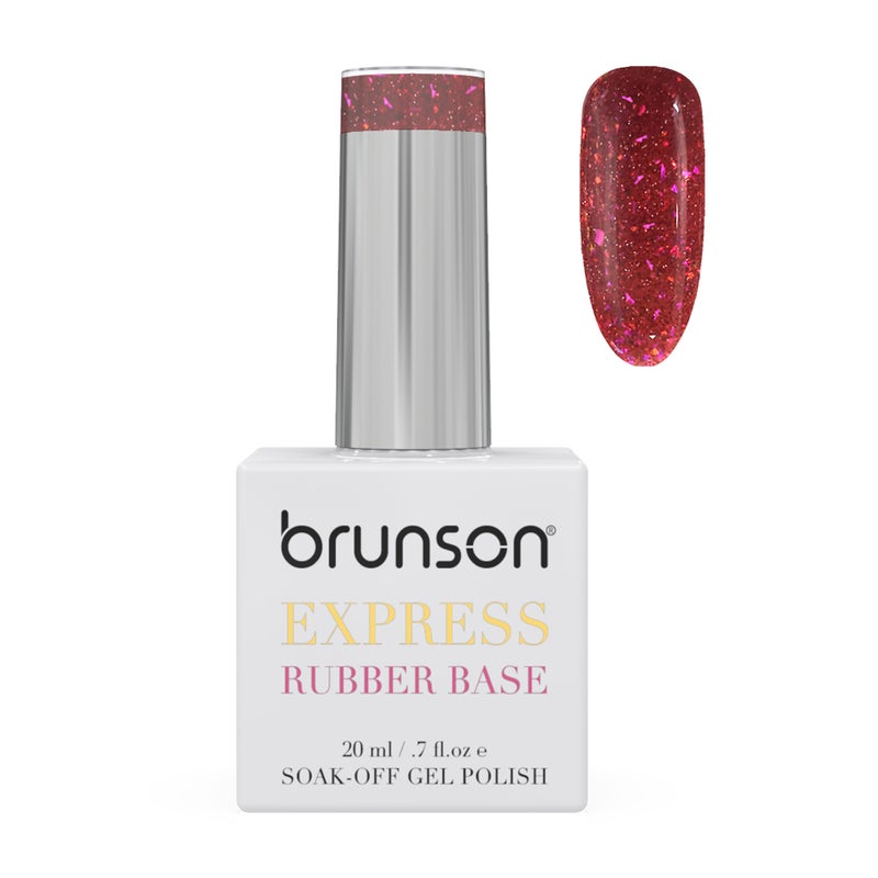 brunson TPO free Rubber Base Gel polish 20ml Soak Off Base Coat for Nail Strengthening Long Lasting Gel Polish Base for Chip Free Shine Brittle Nails UV Rubber base Russian manicure Non Yellowing salon manicure - Image 1