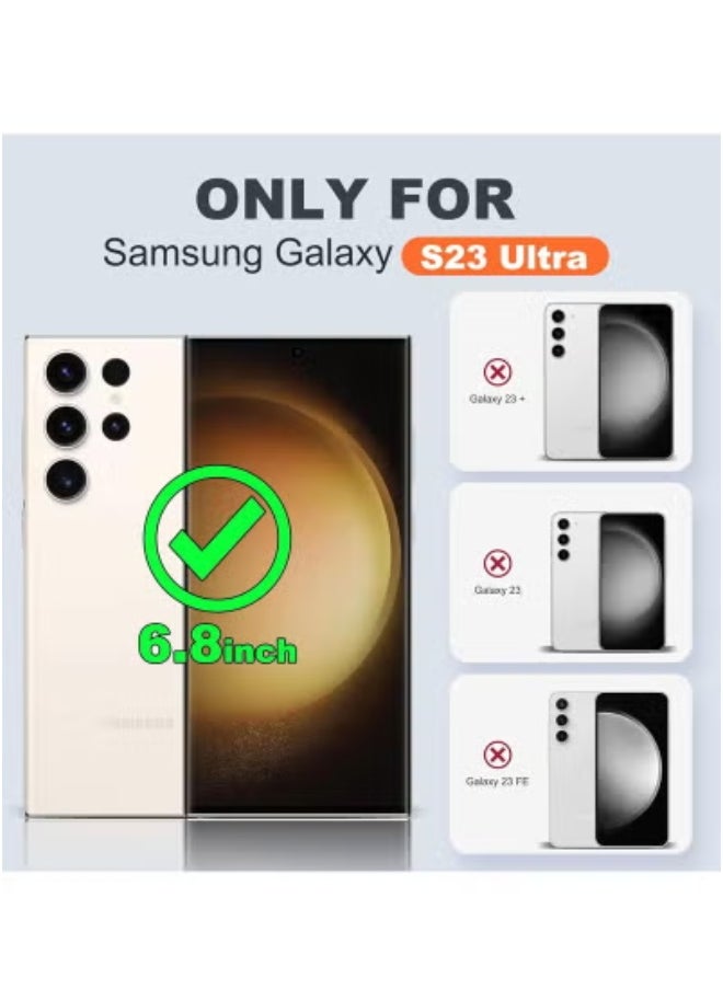 JAJEEK Samsung Galaxy S23 Ultra Case Cover Compatible with MagSafe | Slim and Thin Magnetic Protective Cover for Samsung Galaxy S23 Ultra 6.8-inch | Shock-Absorbing TPU & Polycarbonate Build for Maximum Protection | Precise Cutouts for Easy Access to Ports & Camera | Lightweight Stylish Grip | Available in Black & Transparent Colors  - Image 2