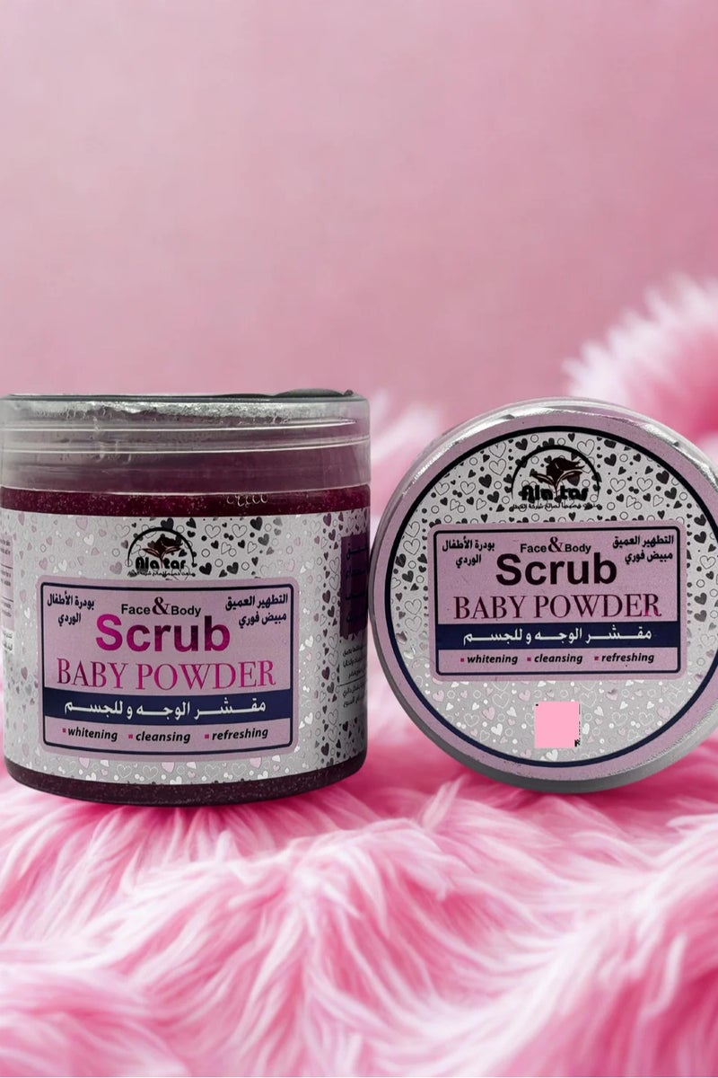 alattar face Body Scrub Baby Powder 521 ML - Image 1