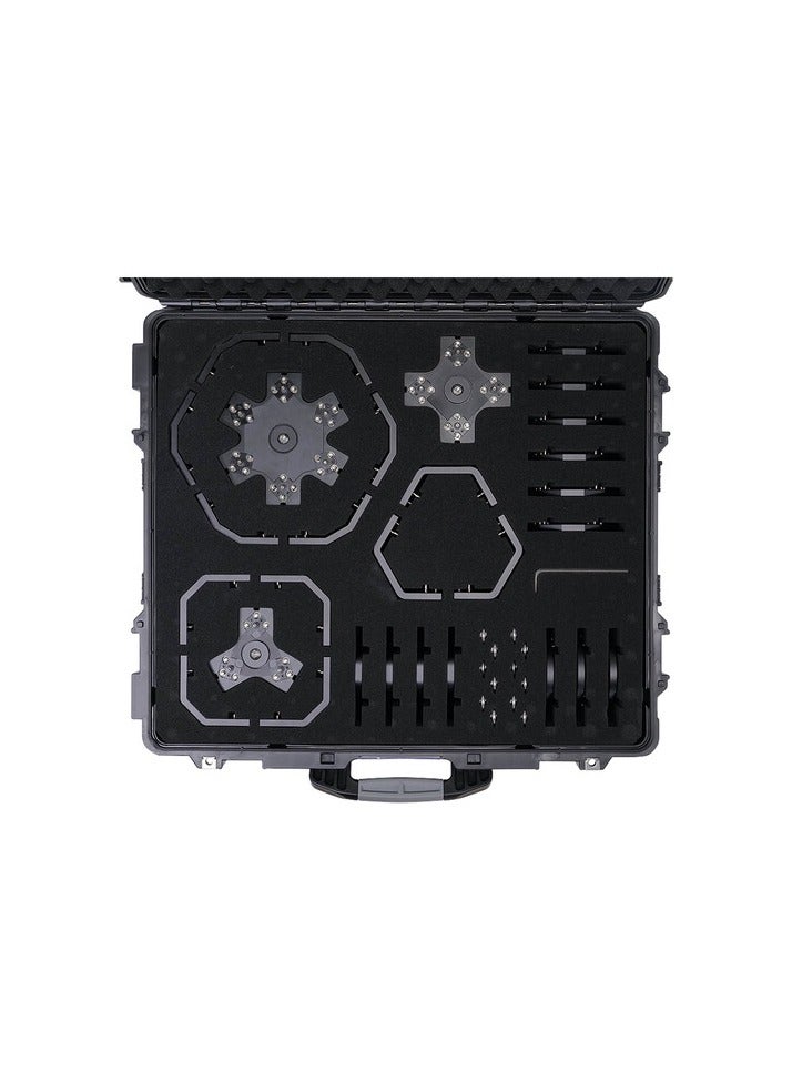 أبتشر Aputure INFINIBAR Multi‑Light Shaping Kit – Active Connectors for PB3/PB6/PB12 Pixel Bars, 3‑/4‑/6‑Way + 2D/3D Shapes, DC Power Passthrough & Wheeled Hard Case - Image 1