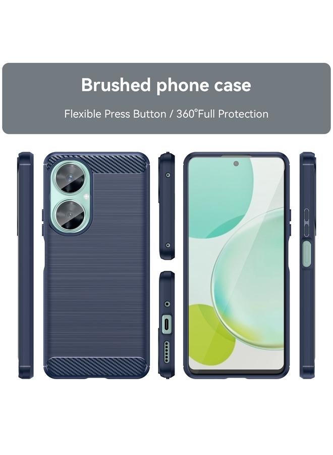 اس-توب جراب لهاتف Huawei Enjoy 60 Pro مصنوع من ألياف الكربون TPU بتصميم ناعم الملمس - Image 2