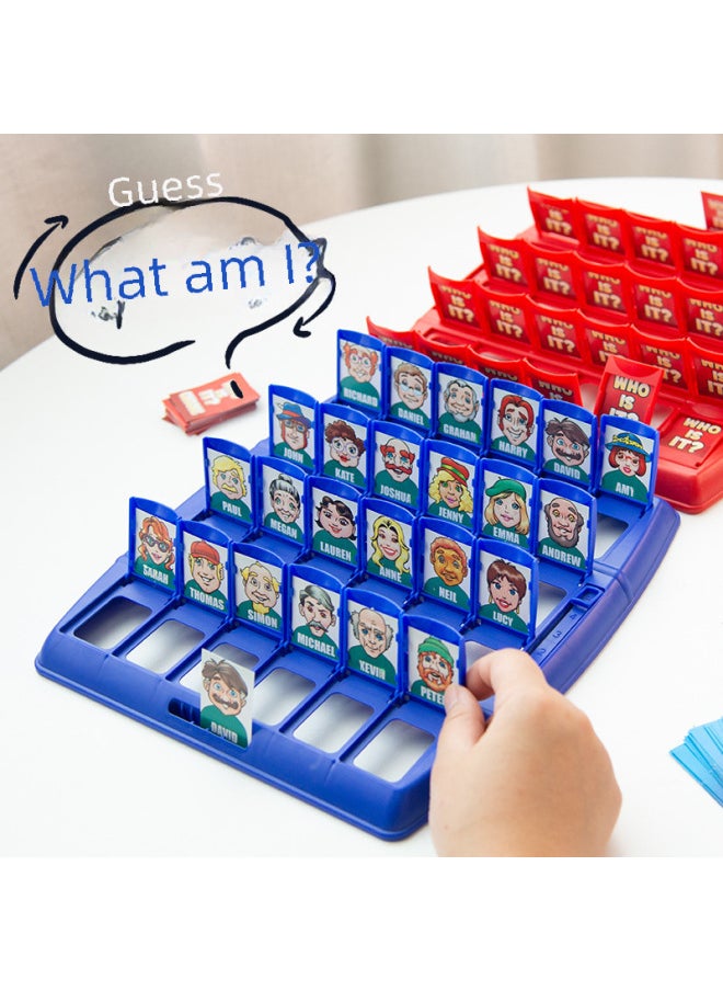 Interactive Logic Thinking Card Game Headband Who Am I Children's Educational Toys Parent-Child Interaction Game-Color:Medium Guess Character  Punishment Turntable Storage Bag  - Image 2