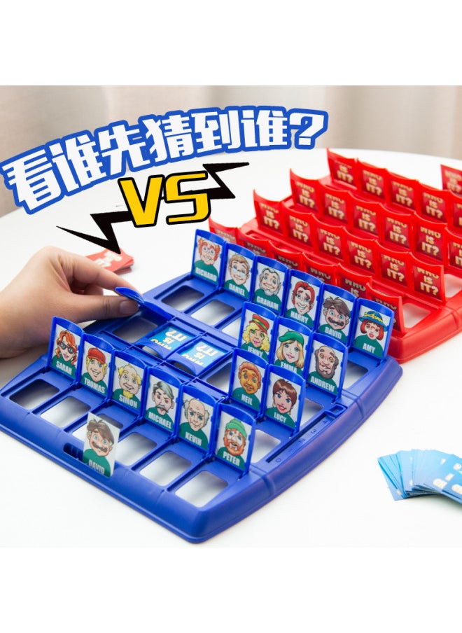 Interactive Logic Thinking Card Game Headband Who Am I Children's Educational Toys Parent-Child Interaction Game-Color:Medium Guess Character  Punishment Turntable Storage Bag  - Image 3
