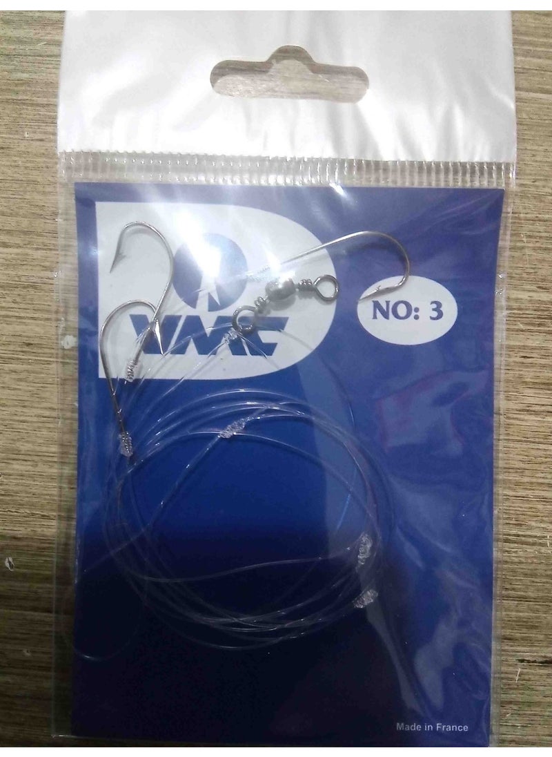 VMC - Brand 3 Piece Number 3 Hook Fish Ready Set - Image 1