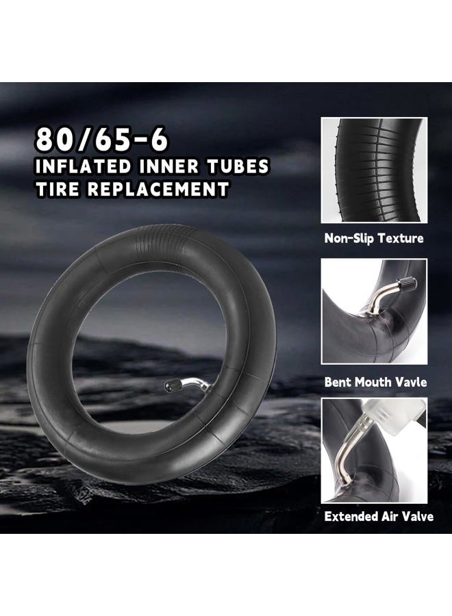 Hromra 80/65-6 Scooter Inner Tube 10x2.5 Inner Tube 255x80 Electric Scooter 10 inch Tires [Thickened] [Valve Extension] [Tire Levers] [Bent Mouth Vavle] (2 Pack) - Image 3