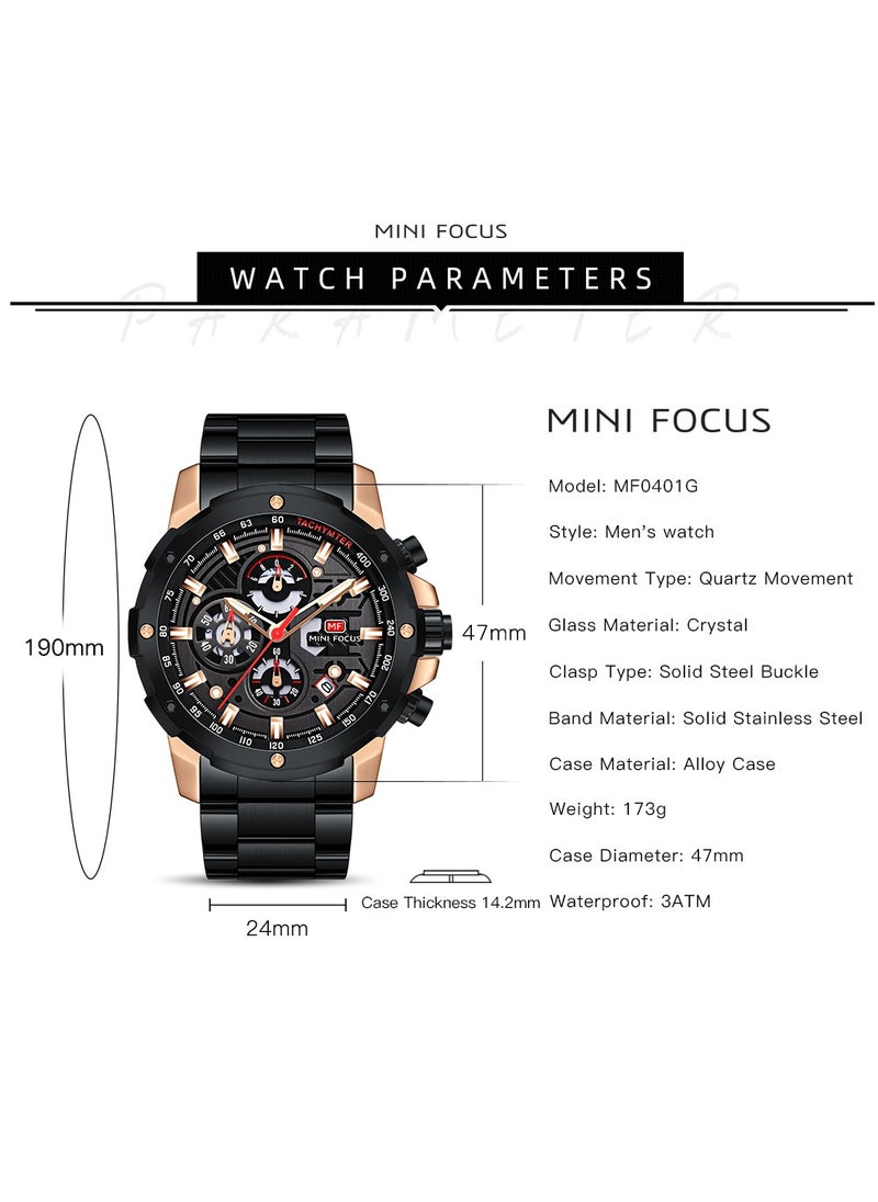 Watches For Men Fashion Stainless Steel Analog Quartz Water Resistant Watch - pzsku/ZAF791A07AF8940D9EFB7Z/45/_/1708669730/2e3ad42b-add8-457a-9d47-712e781dc4e0