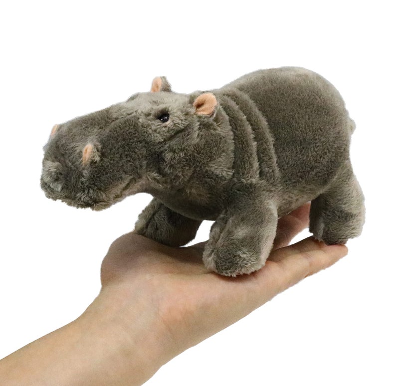 Ice King Bear Wild Animal Small Stuffed Animals Zoo Family Plush Toy Hippo 8 Inches - Image 3