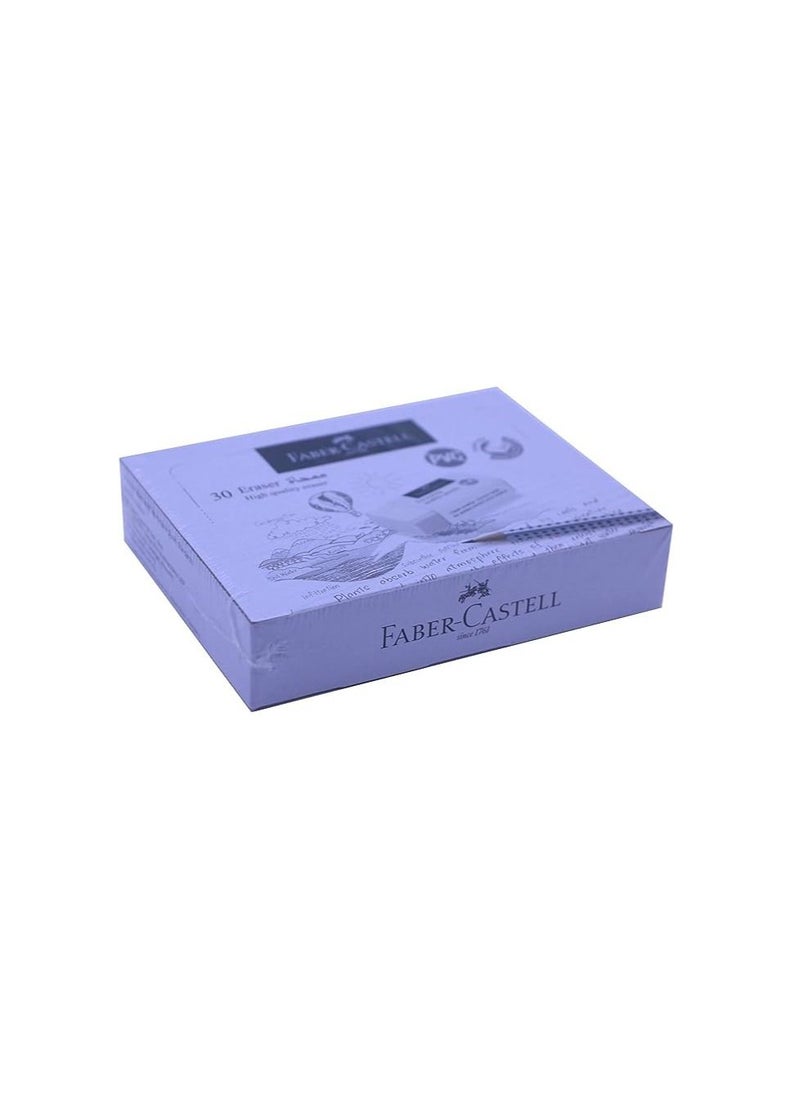 FABER-CASTELL - 30-Piece Medium Size Eraser Set - Image 1