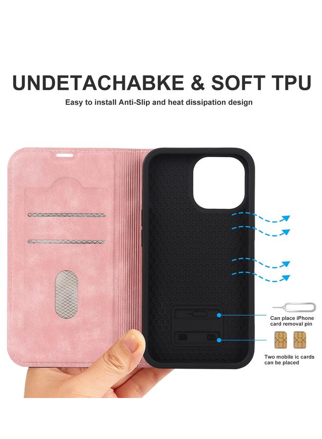 اس-توب جراب هاتف جلدي ماج سيف مع شحن لاسلكي لهاتف iPhone 14 Pro - Image 4