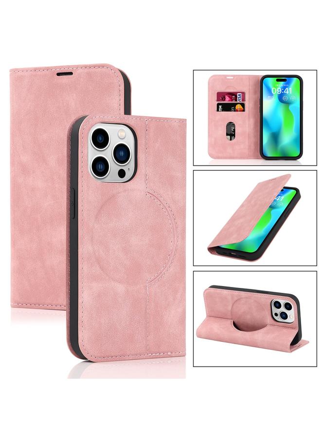 اس-توب جراب هاتف جلدي ماج سيف مع شحن لاسلكي لهاتف iPhone 14 Pro - Image 1