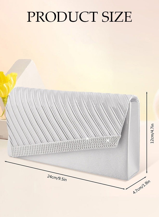 DUNISO Womens Evening Clutch Bag All-matching Handbag Exquisite Evening Clutch Bag Banquet Wedding Clutch Purse Fashion Clutch Purse For Women All-match Shoulder Bag Evening Clutch Bag  - Image 2