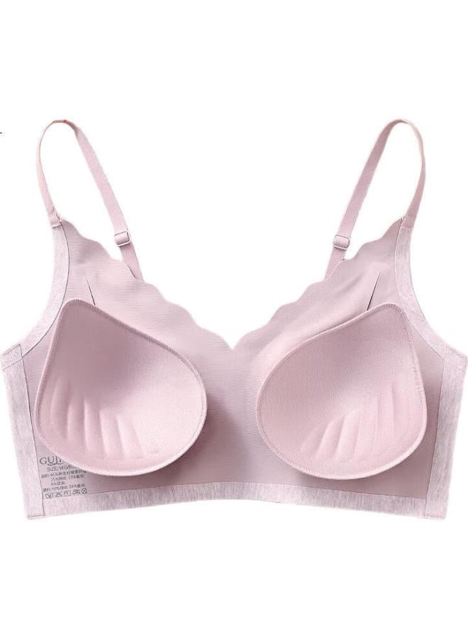 Gujin (gujin) Seamless Women's Bralette With Push-up, Wire-free, One Size Fits All, C Fortable, Breathable, Backless, Anti-sagging, Side Control - Image 3