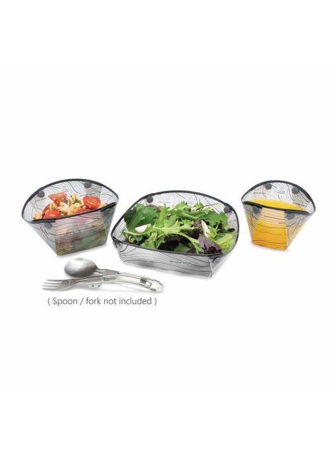 Fozzils Snapfold™ Solo Pack (Cup, Bowl, Plate) - Image 1