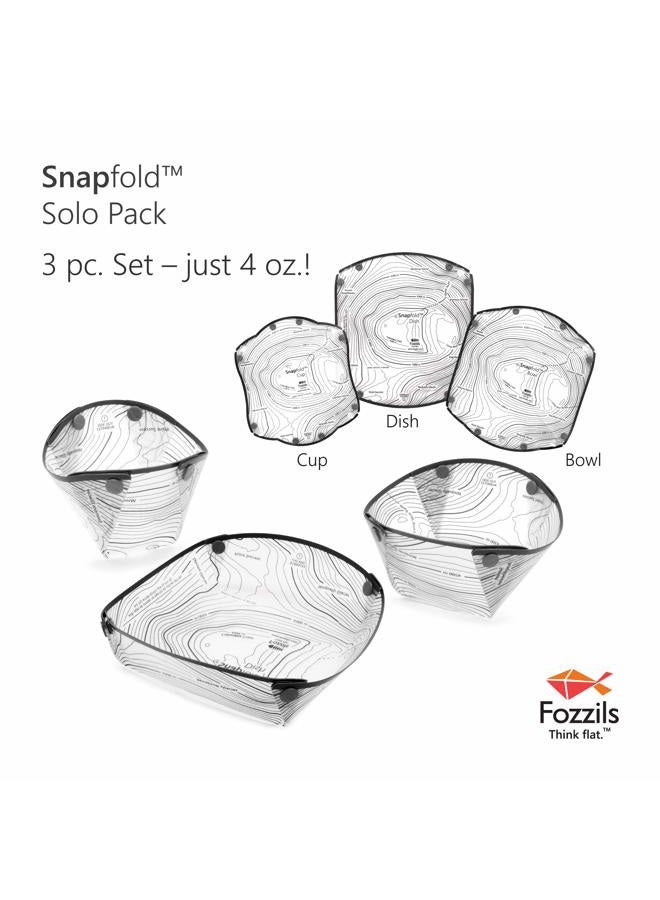 Fozzils Snapfold™ Solo Pack (Cup, Bowl, Plate) - Image 2