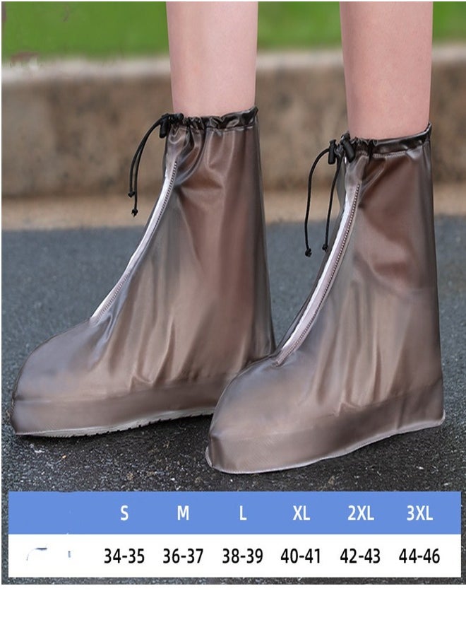 Loquat Children's Mid Tube Rain Boots Brown  - Image 3
