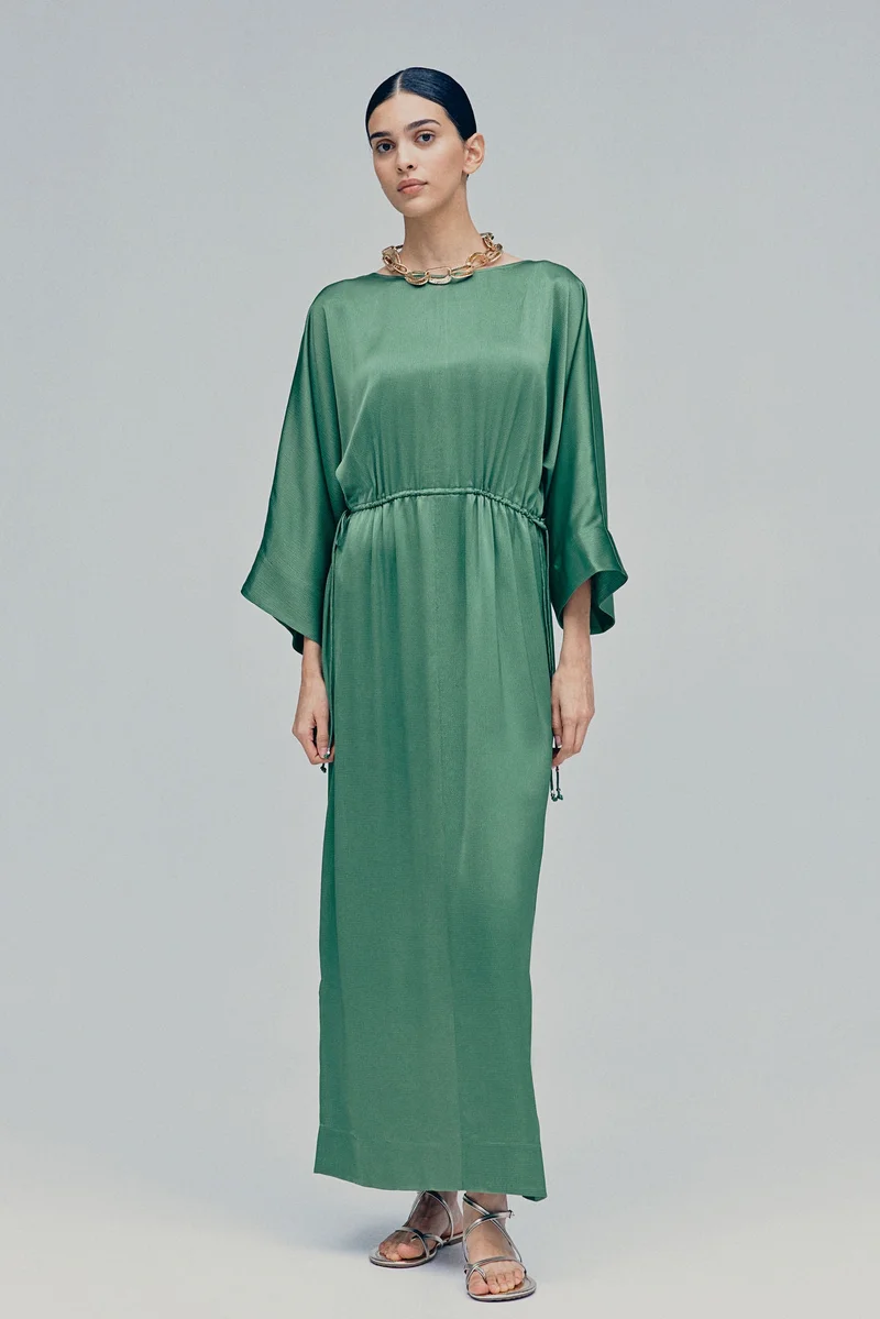 H&M Crêpe satin dress