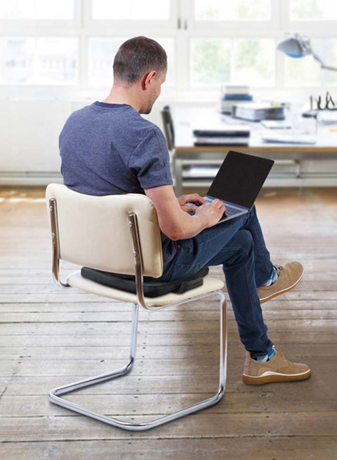 AL SANIDI Comfortable silicone pillow, car seat cushion, Blue, Size 41*36*3.5 Cm - Image 5