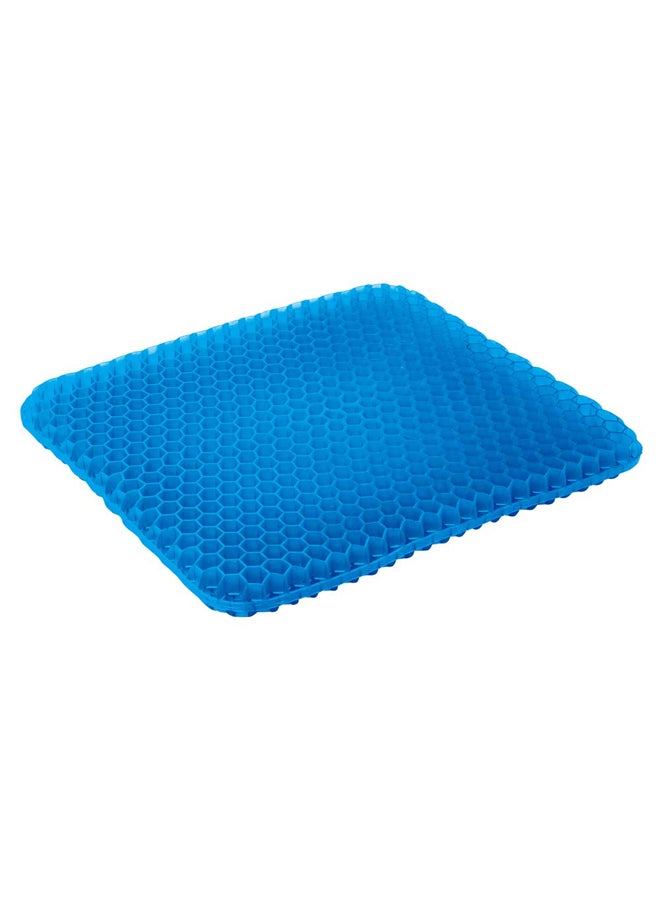 AL SANIDI Comfortable silicone pillow, car seat cushion, Blue, Size 41*36*3.5 Cm - Image 3