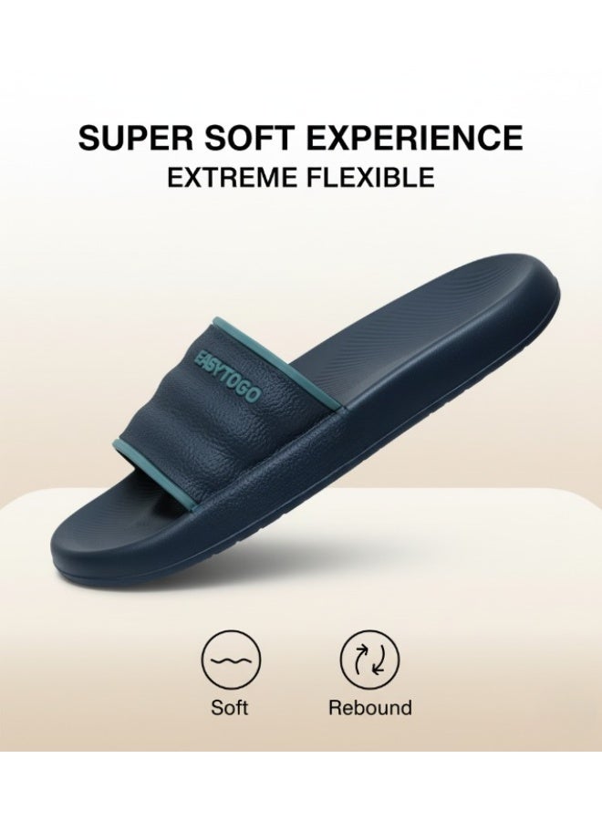 Unisex Comfort Slippers – Lightweight & Anti-Slip Slides for Indoor & Outdoor Use | Quick-Dry Soft Sandals for Bathroom, Pool, Home & Travel - Image 4