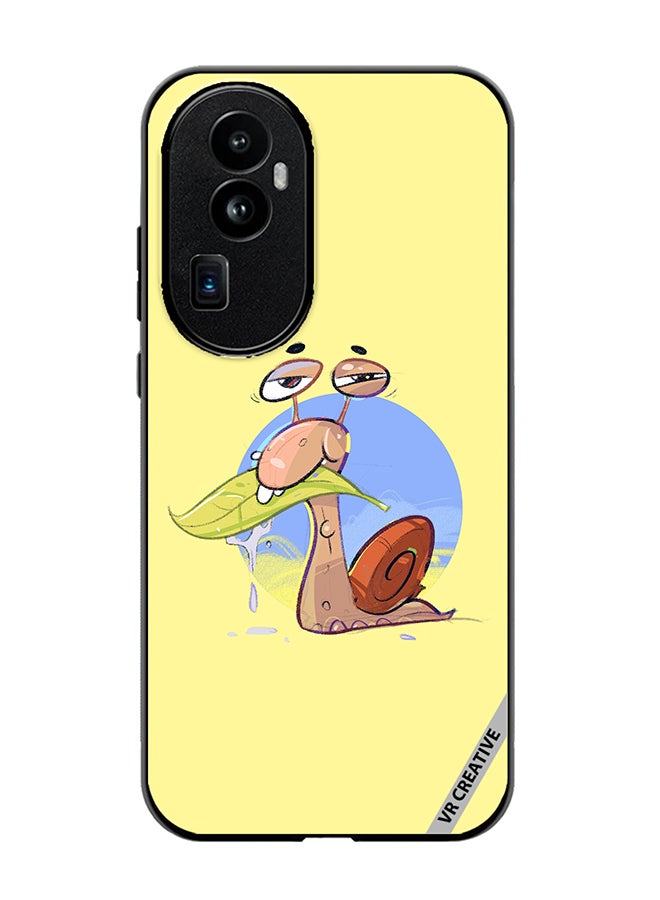 VR CREATIVE Protective Case Cover For Oppo Reno 10 Pro Plus Chill Snail Design Multicolour - Image 1