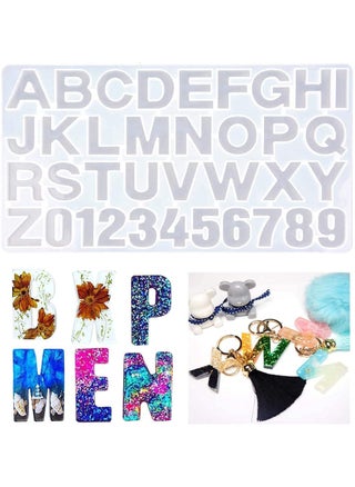 SNOOGG Alphabet Resin Casting Mold, Letter and Numbers DIY Key Chain, Pendant, Jewelry Making Molds for Resin. with Built in Hole Enabler - pzsku/ZAF799CDF373ACF434CCCZ/45/_/1742209622/9843248b-8a01-4a2a-9ea3-b3bba2f93ae0