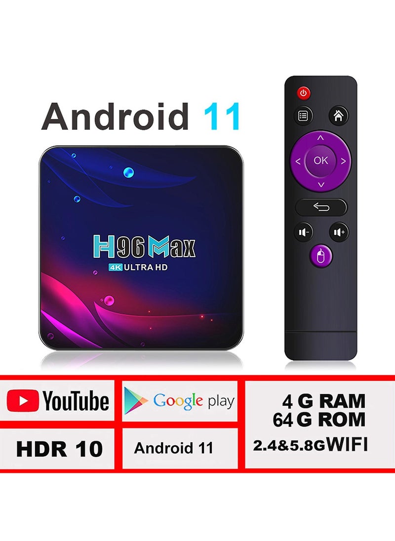 TV Adapter Android TV Box H96Max Set Top Box Home TV Network Box