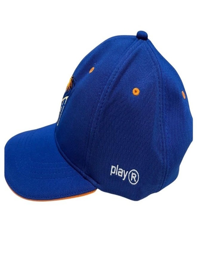 playR Mens Polyester IPL 2024 Mumbai Indians Fan Cap Blue, Free Size - Image 2