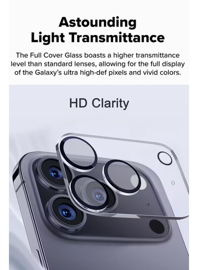For iPhone 17 Pro -  Tempered Glass High-Definition 3D Lens Protector , Tempered Glass Camera Guard with Anti-Scratch and Drop Protection - Image 4