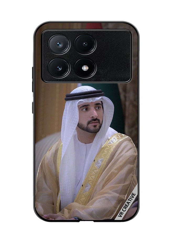 VR CREATIVE Protective Case Cover For Xiaomi Poco X6 Pro Sheikh Hamdan Bin Mohammed Bin Rashid Al Maktoum Design Multicolour - Image 1