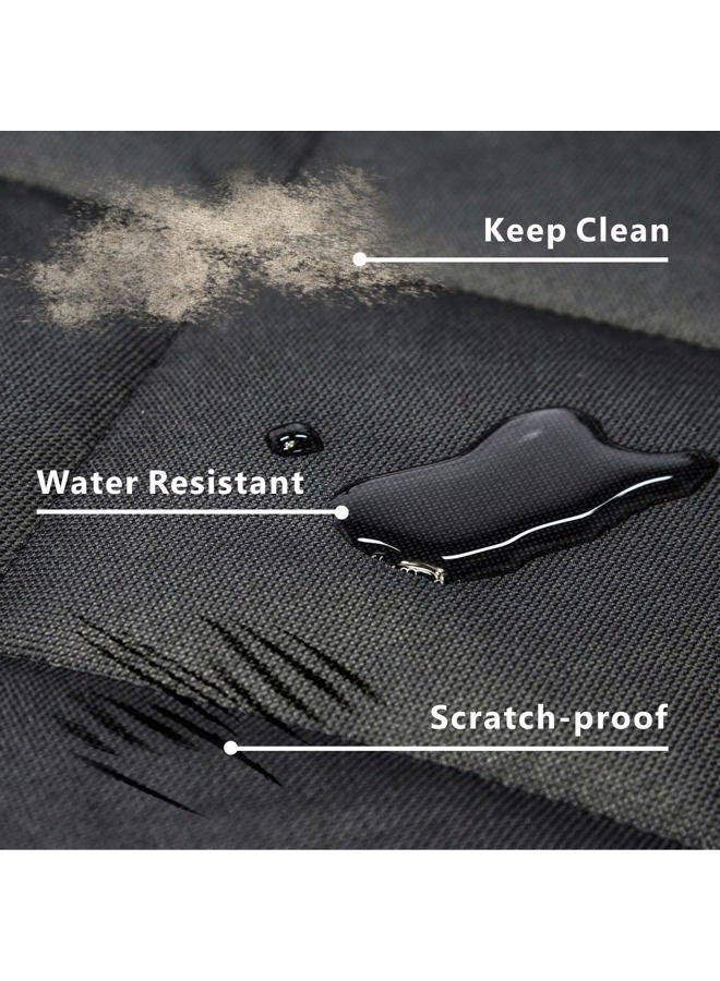 F-color SUV Cargo Liner for Dogs - Waterproof Pet Cargo Liner, Comfort Dog Cargo Cover with Bumper Flap Protector, Scrachproof for Large SUVs Sedans Trunks Vans, Black - Image 4