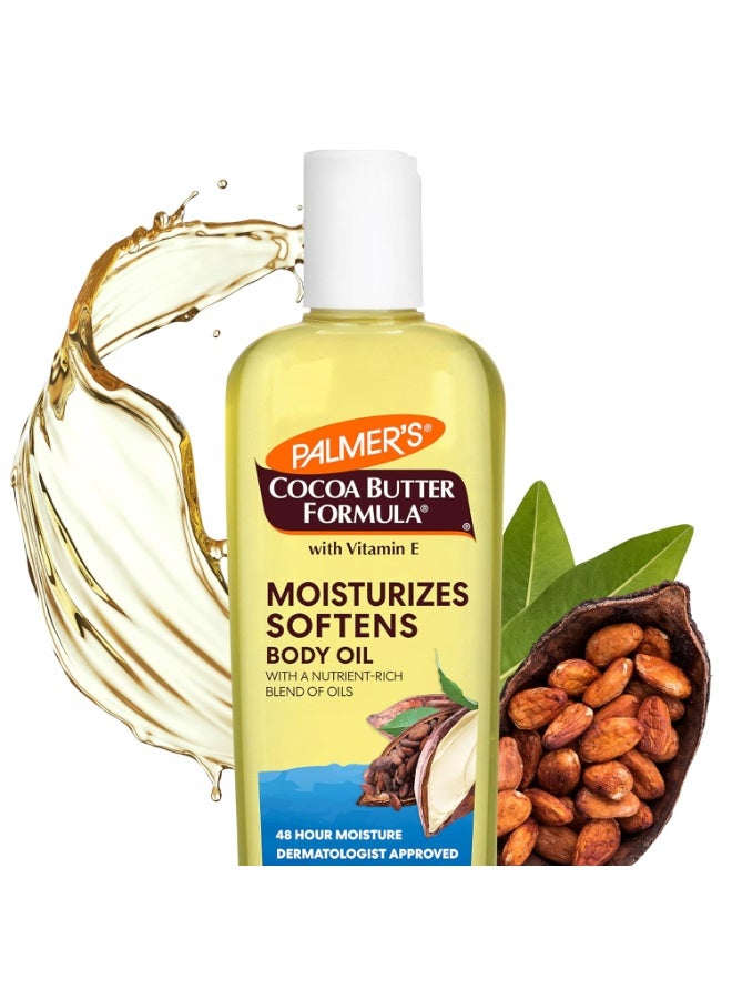 PALMER'S Cocoa Butter Formula Moisturizing Body Oil With Vitamin E, Instantly Replenishes Dry Skin, For Bath, Body & Shower 250ml  - Image 1