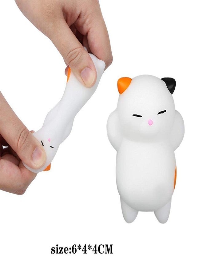 ANAB GI 3Pcs Kawaii Slow Rising Squishy Squeezen Cute Cats Mini Fidget Toy Stress Reliever Kids Toy Gift ( Green ) Bath Toy??(Green) - Image 3