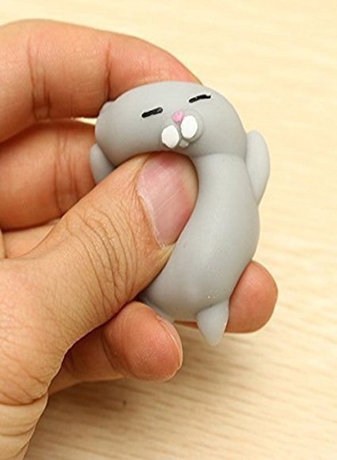 ANAB GI 3Pcs Kawaii Slow Rising Squishy Squeezen Cute Cats Mini Fidget Toy Stress Reliever Kids Toy Gift ( Green ) Bath Toy??(Green) - Image 2