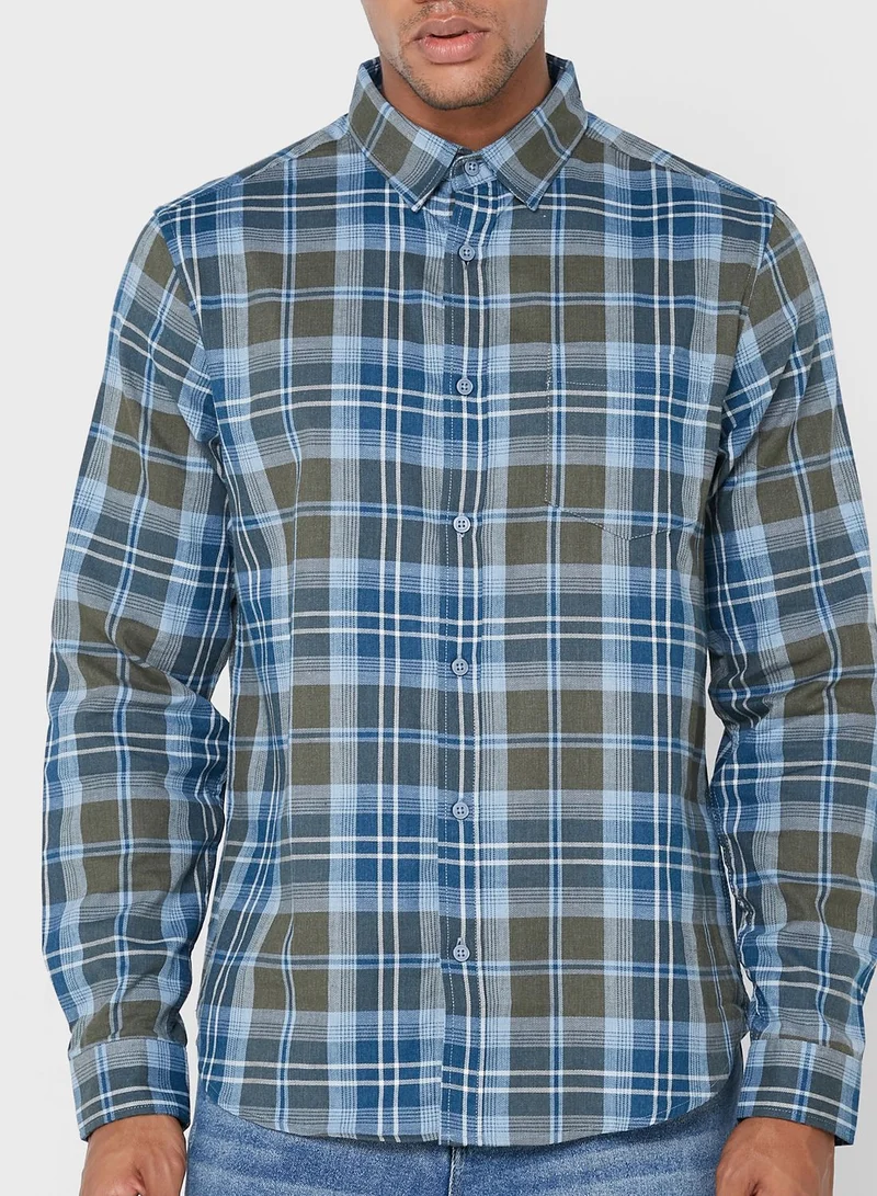 Seventy Five Long Sleeve Plaid Shirt