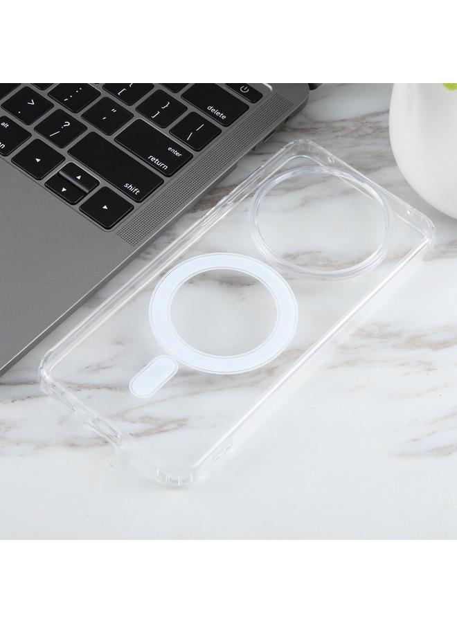 S-TOP Case For Huawei Mate 60 MagSafe Clear Acrylic PC +TPU Phone Case - Image 4