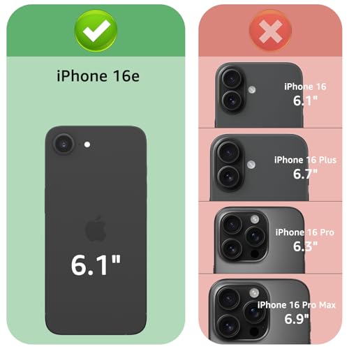 XcaseBar compatible with ‌iPhone 16e 6.1"/17e 6.1" Wallet case with Zipper Credit Card Holder【RFID Blocking】,Flip Folio Book PU Leather Phone case Shockproof Cover Women Men for Apple16e case Wine Red - Image 2