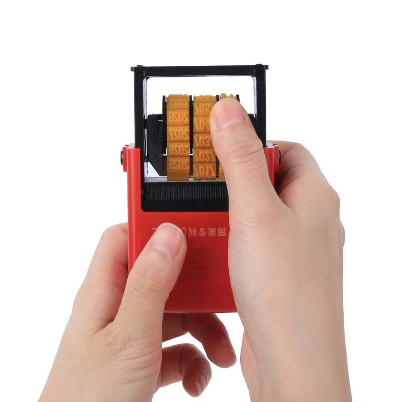 Fafeicy Handheld Food Date Coding Machine Adjustable Reverse Order Printer For Plastic Bags 60x40x100mm - Image 3