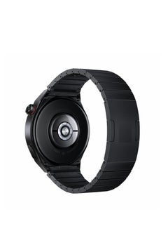 22mm Titanium Metal Watch Band For HUAWEI Watch GT 3 Pro 46mm / GT3 GT 2 46mm / GT2 Pro Watch Band Wrist Strap Black