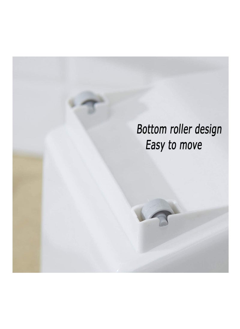 BLOOMING TIME - Rice Storage Containers 2pcs Food Storage Container With Lid, Bpa Free Plastic Large Cereal Storage Box, Multifunctional Containers For Kitchen Food With Measuring Cups 15kg Box - Image 1